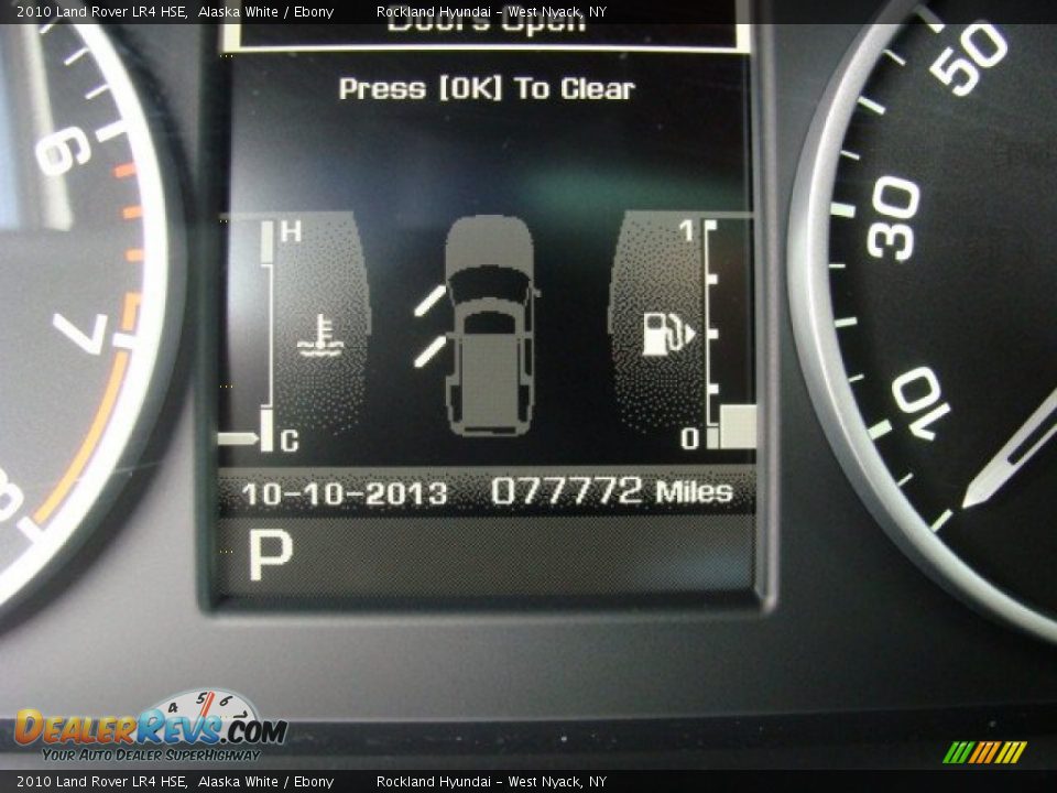 2010 Land Rover LR4 HSE Alaska White / Ebony Photo #16