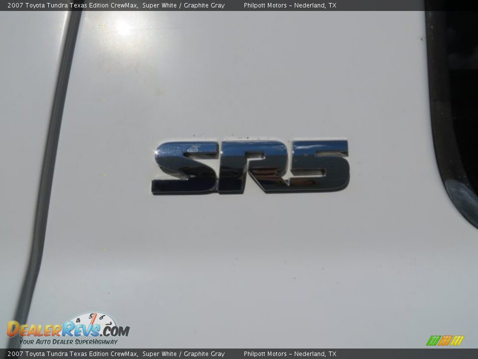 2007 Toyota Tundra Texas Edition CrewMax Super White / Graphite Gray Photo #19