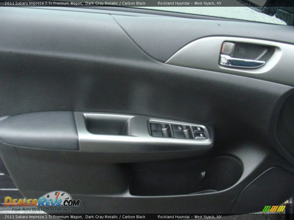 2011 Subaru Impreza 2.5i Premium Wagon Dark Gray Metallic / Carbon Black Photo #7