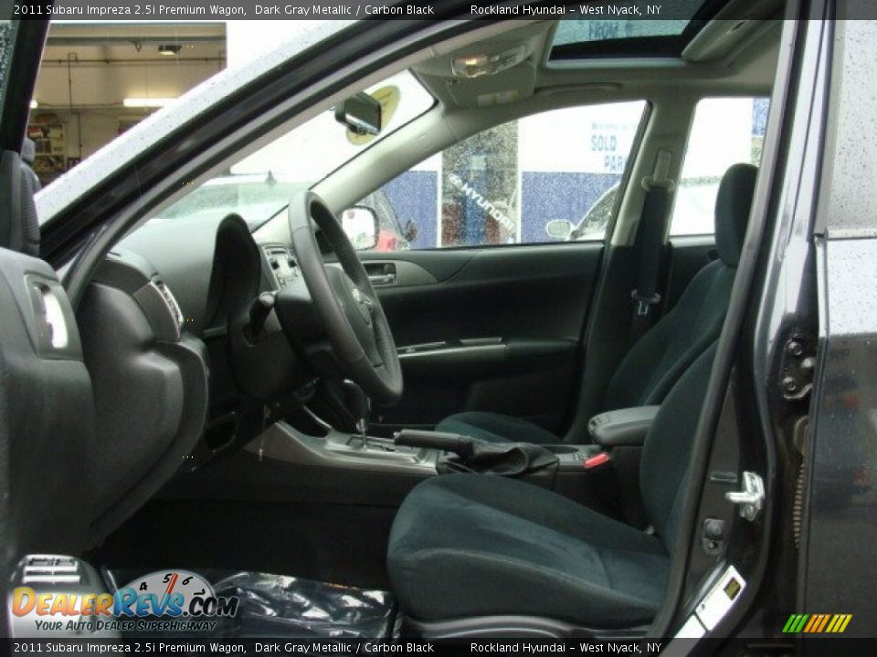 2011 Subaru Impreza 2.5i Premium Wagon Dark Gray Metallic / Carbon Black Photo #10