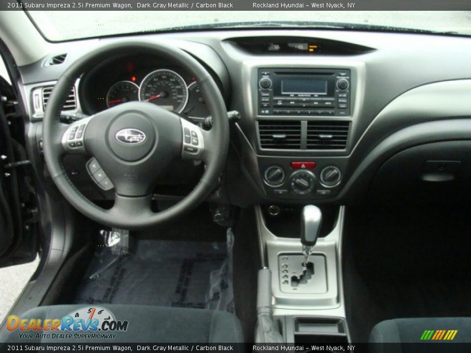 2011 Subaru Impreza 2.5i Premium Wagon Dark Gray Metallic / Carbon Black Photo #12