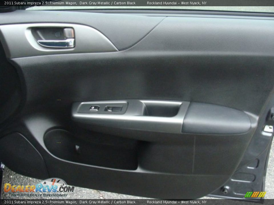 2011 Subaru Impreza 2.5i Premium Wagon Dark Gray Metallic / Carbon Black Photo #25