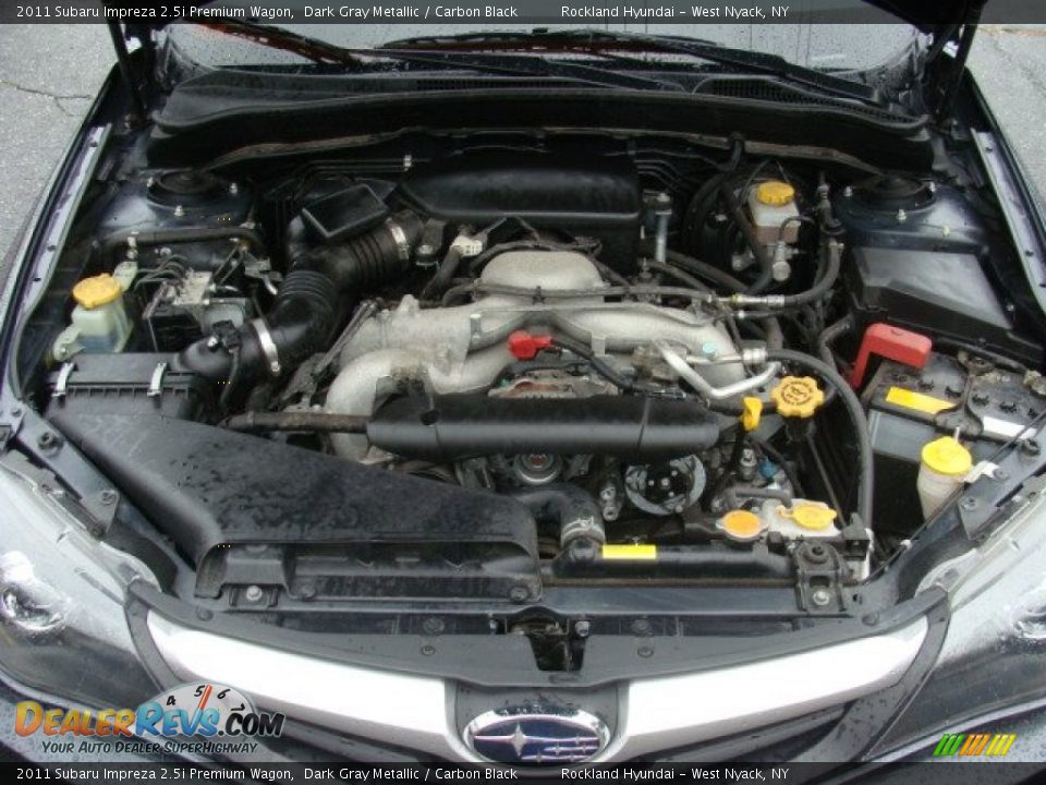 2011 Subaru Impreza 2.5i Premium Wagon Dark Gray Metallic / Carbon Black Photo #30
