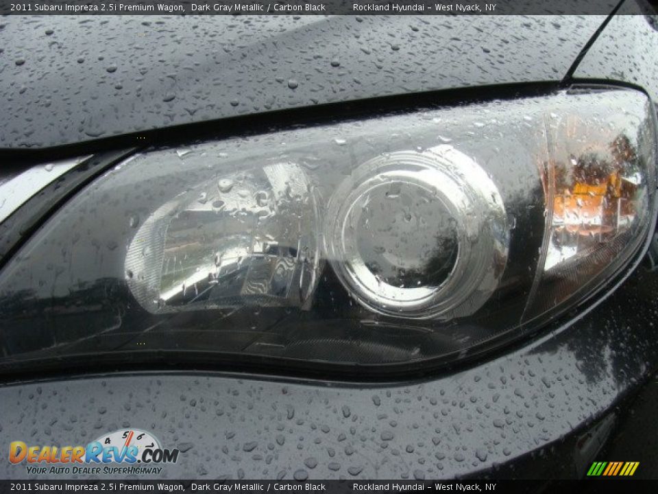 2011 Subaru Impreza 2.5i Premium Wagon Dark Gray Metallic / Carbon Black Photo #31