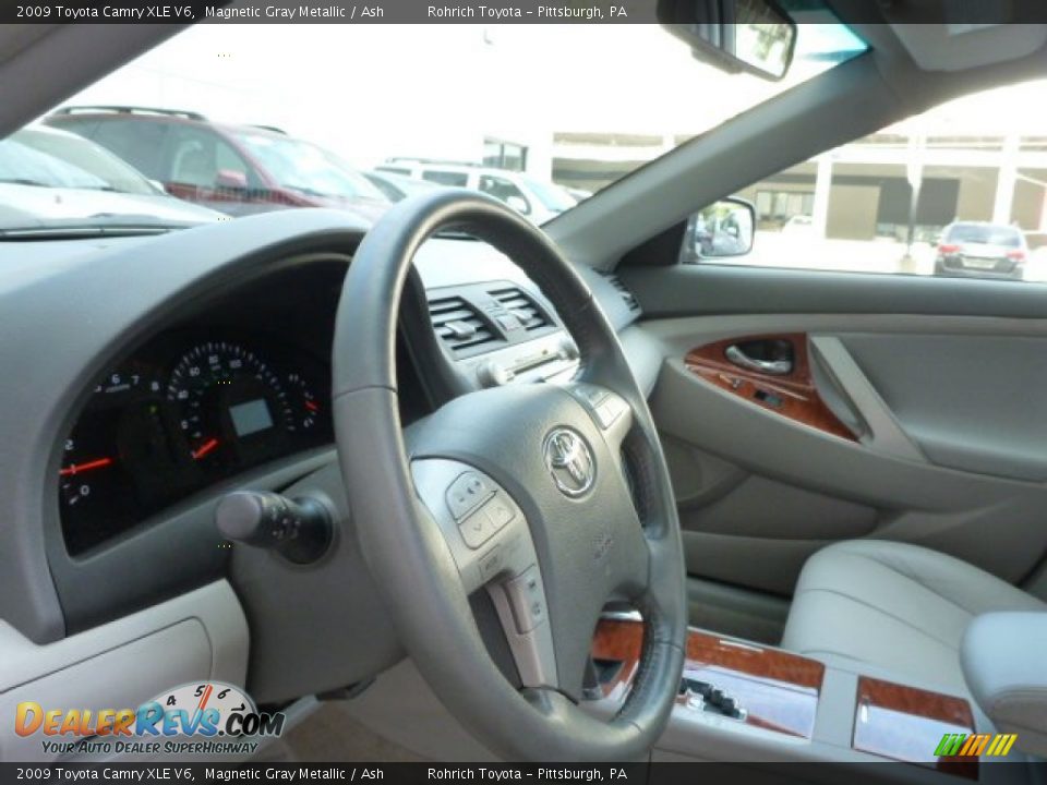 2009 Toyota Camry XLE V6 Magnetic Gray Metallic / Ash Photo #18