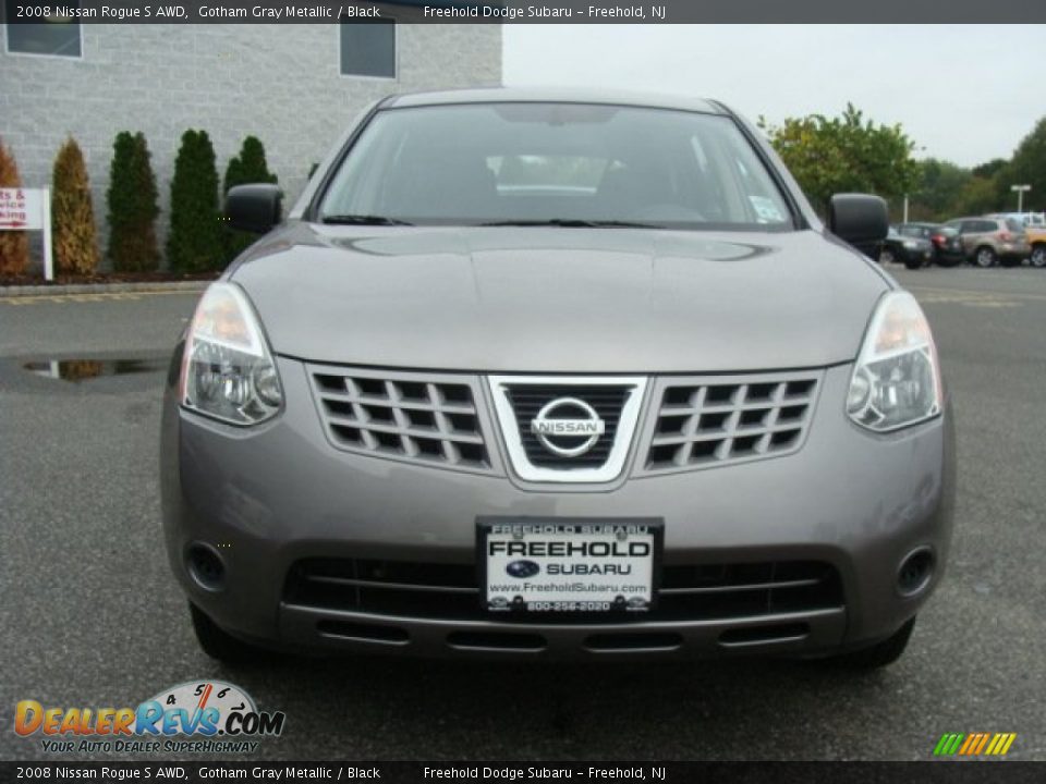 2008 Nissan Rogue S AWD Gotham Gray Metallic / Black Photo #2