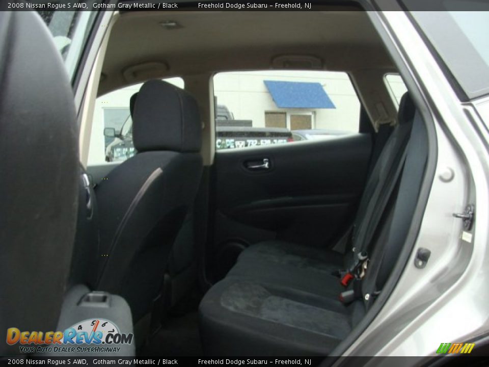 2008 Nissan Rogue S AWD Gotham Gray Metallic / Black Photo #7