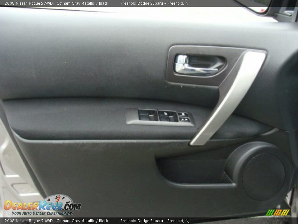 2008 Nissan Rogue S AWD Gotham Gray Metallic / Black Photo #8
