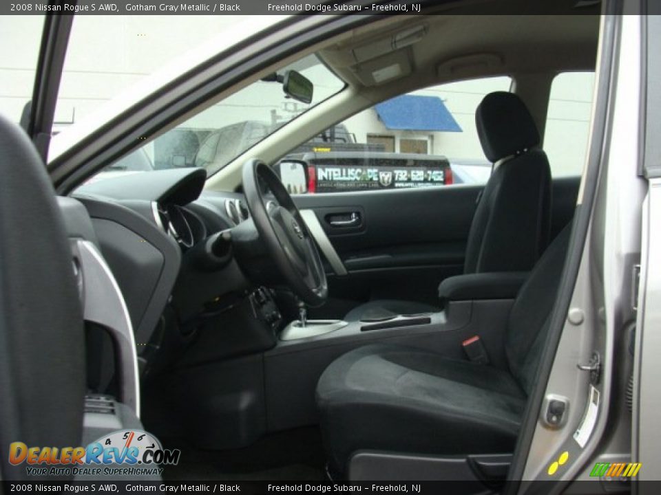2008 Nissan Rogue S AWD Gotham Gray Metallic / Black Photo #9
