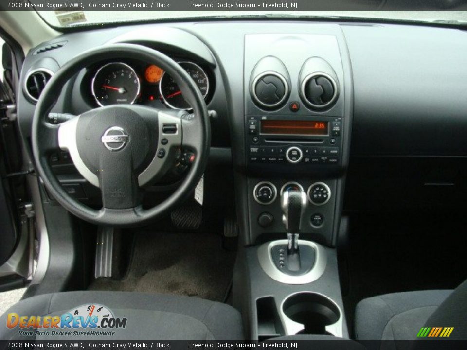 2008 Nissan Rogue S AWD Gotham Gray Metallic / Black Photo #10
