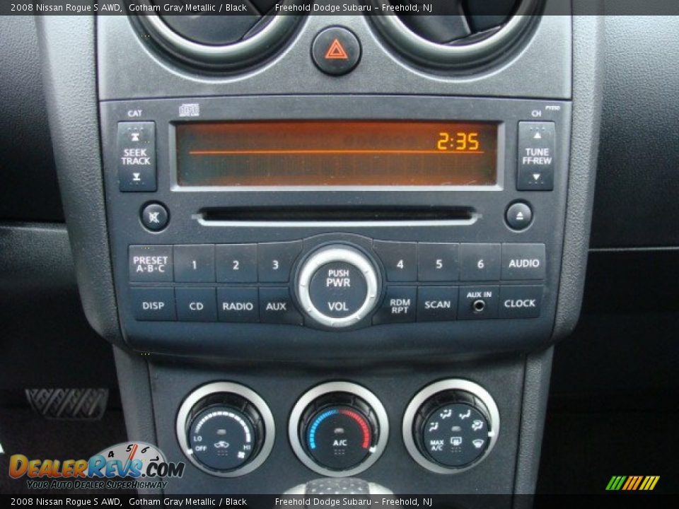 2008 Nissan Rogue S AWD Gotham Gray Metallic / Black Photo #13