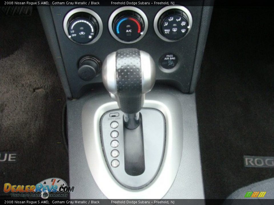 2008 Nissan Rogue S AWD Gotham Gray Metallic / Black Photo #14