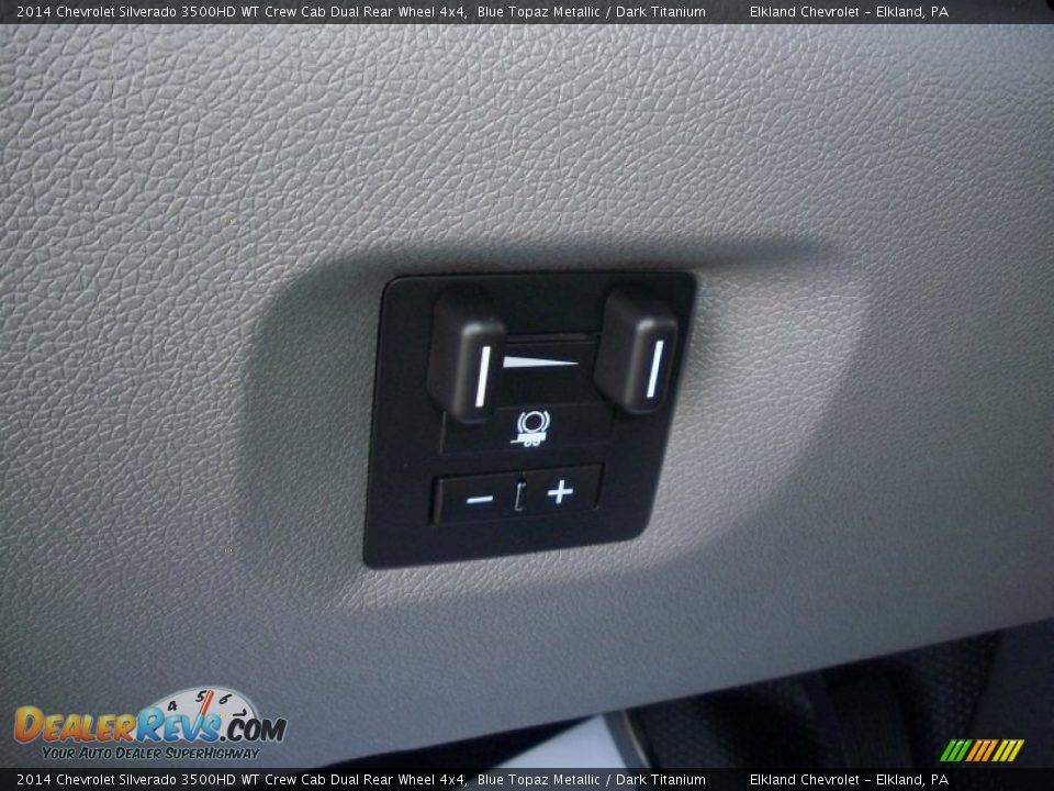 2014 Chevrolet Silverado 3500HD WT Crew Cab Dual Rear Wheel 4x4 Blue Topaz Metallic / Dark Titanium Photo #27