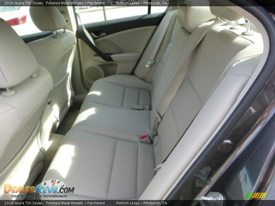 2010 Acura TSX Sedan Polished Metal Metallic / Parchment Photo #5