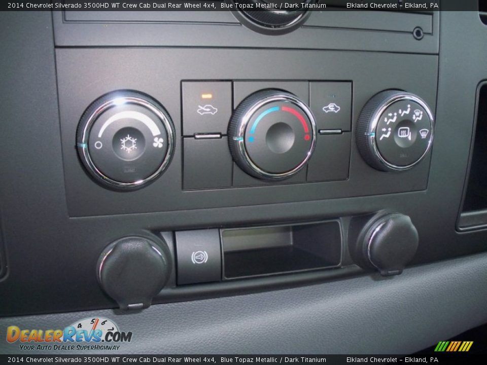 2014 Chevrolet Silverado 3500HD WT Crew Cab Dual Rear Wheel 4x4 Blue Topaz Metallic / Dark Titanium Photo #29