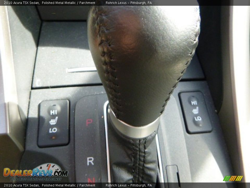 2010 Acura TSX Sedan Polished Metal Metallic / Parchment Photo #18