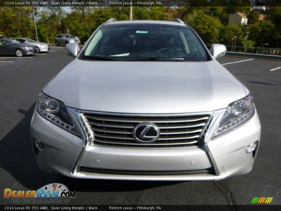 2014 Lexus RX 350 AWD Silver Lining Metallic / Black Photo #7
