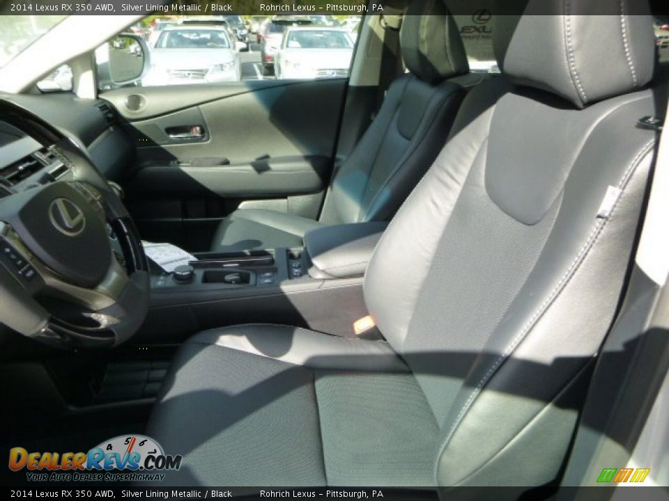 2014 Lexus RX 350 AWD Silver Lining Metallic / Black Photo #10
