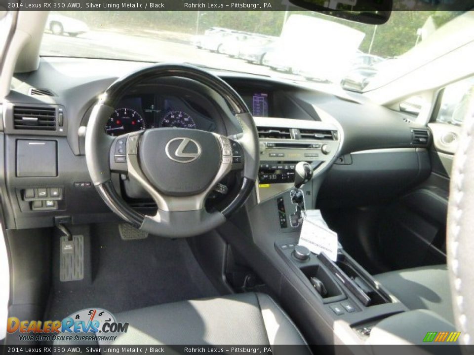 2014 Lexus RX 350 AWD Silver Lining Metallic / Black Photo #12