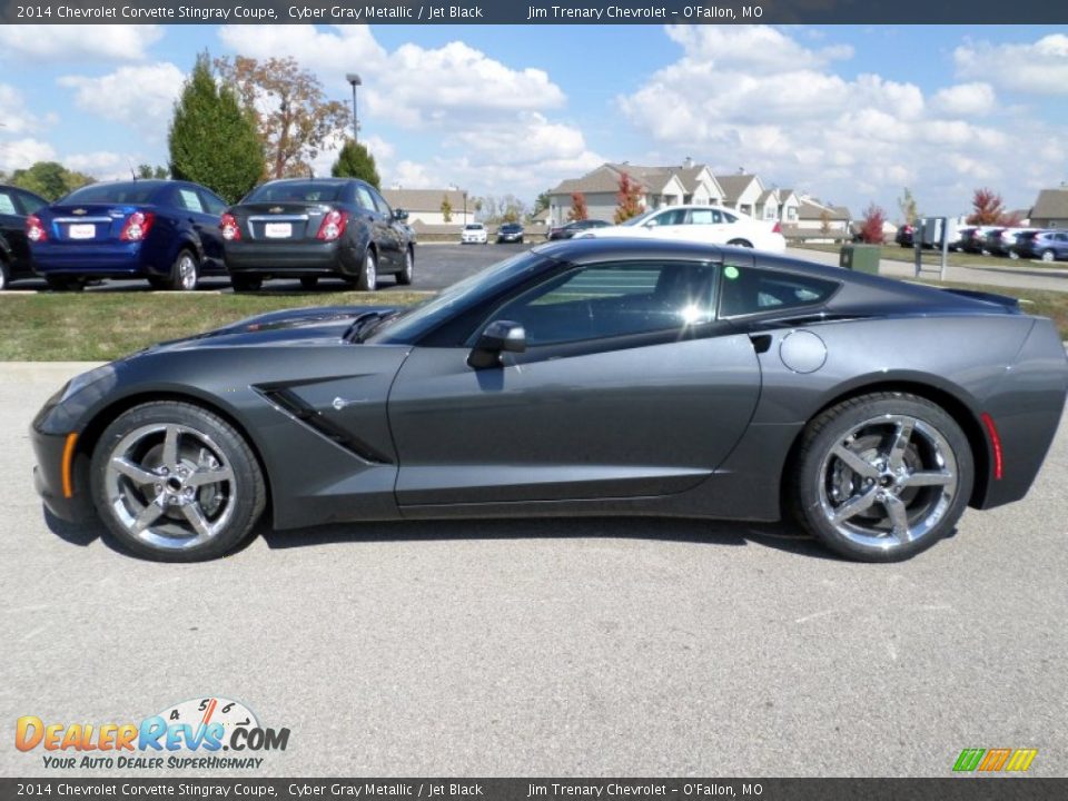 Cyber Gray Metallic 2014 Chevrolet Corvette Stingray Coupe Photo #3