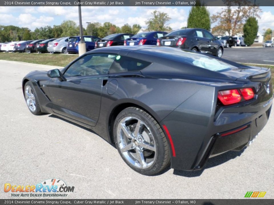 2014 Chevrolet Corvette Stingray Coupe Cyber Gray Metallic / Jet Black Photo #4