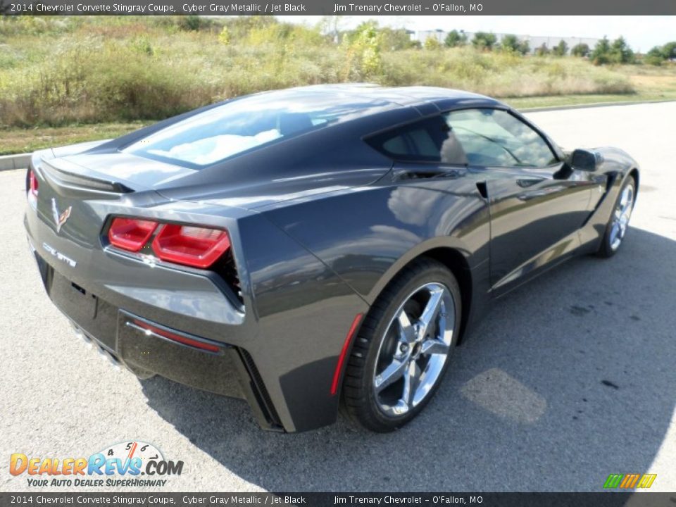 2014 Chevrolet Corvette Stingray Coupe Cyber Gray Metallic / Jet Black Photo #8