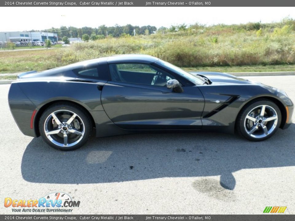 2014 Chevrolet Corvette Stingray Coupe Cyber Gray Metallic / Jet Black Photo #9