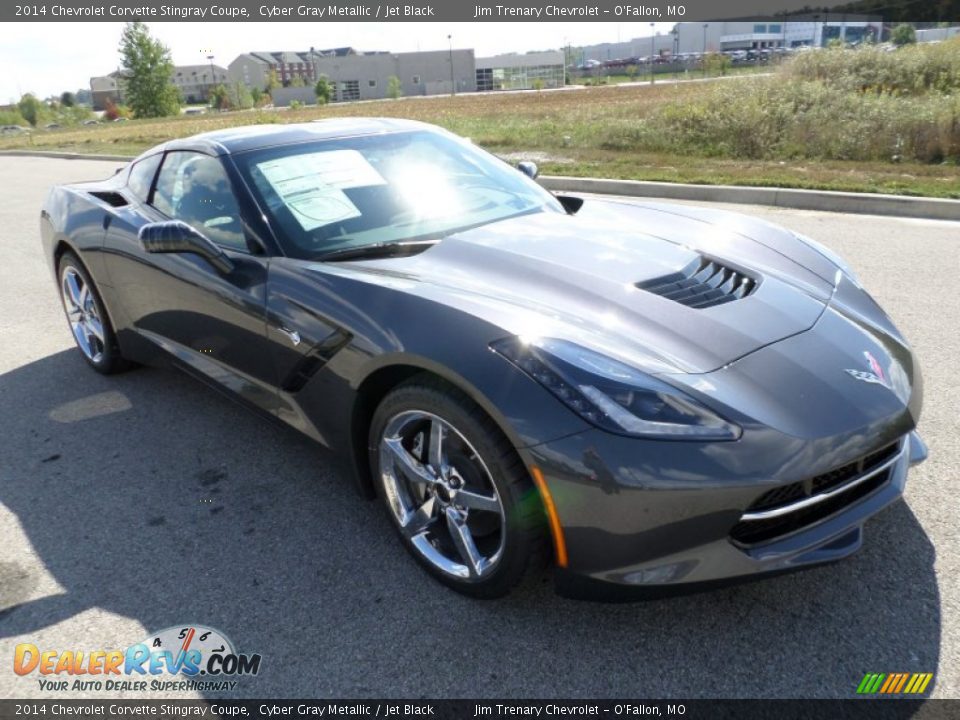 2014 Chevrolet Corvette Stingray Coupe Cyber Gray Metallic / Jet Black Photo #10