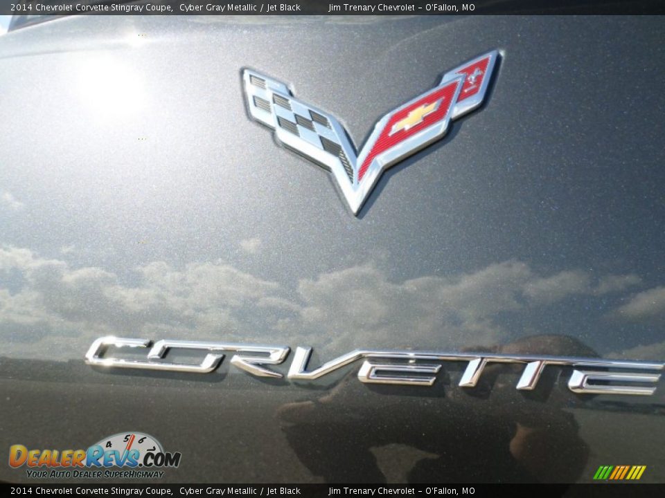 2014 Chevrolet Corvette Stingray Coupe Cyber Gray Metallic / Jet Black Photo #11