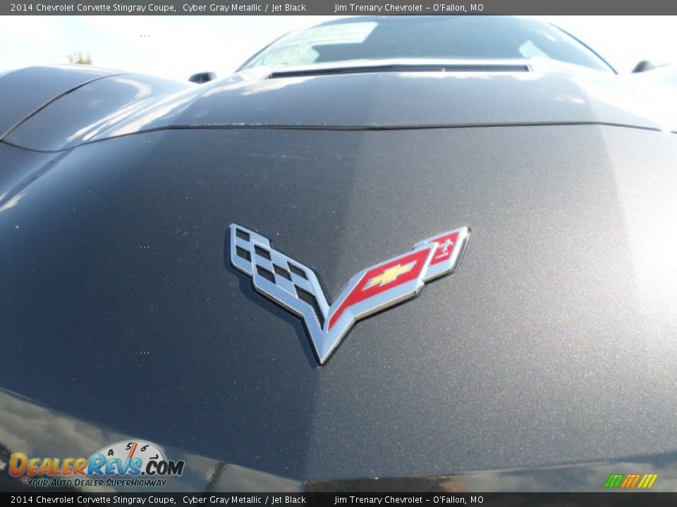 2014 Chevrolet Corvette Stingray Coupe Cyber Gray Metallic / Jet Black Photo #19