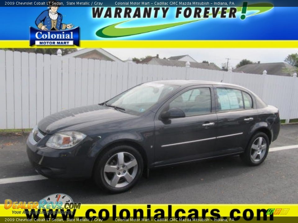 2009 Chevrolet Cobalt LT Sedan Slate Metallic / Gray Photo #1