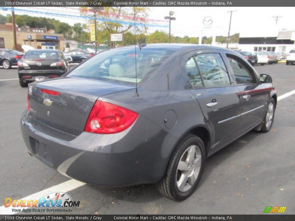 2009 Chevrolet Cobalt LT Sedan Slate Metallic / Gray Photo #6
