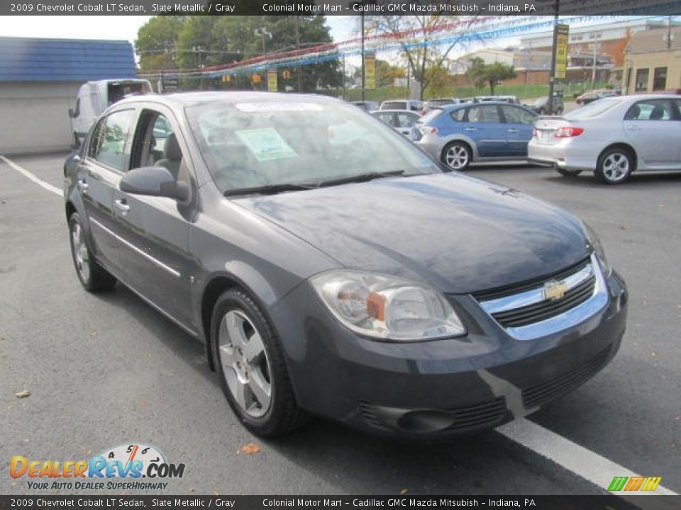 2009 Chevrolet Cobalt LT Sedan Slate Metallic / Gray Photo #8
