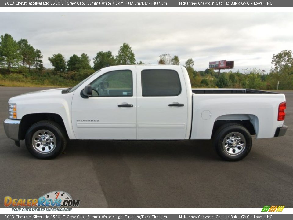 Summit White 2013 Chevrolet Silverado 1500 LT Crew Cab Photo #3
