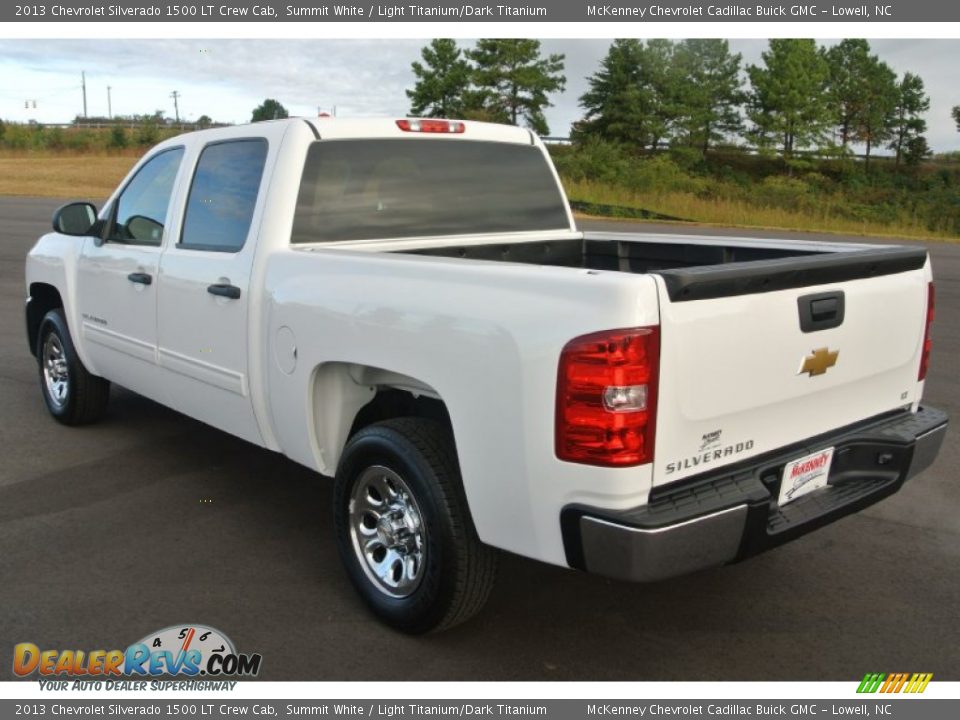 2013 Chevrolet Silverado 1500 LT Crew Cab Summit White / Light Titanium/Dark Titanium Photo #4