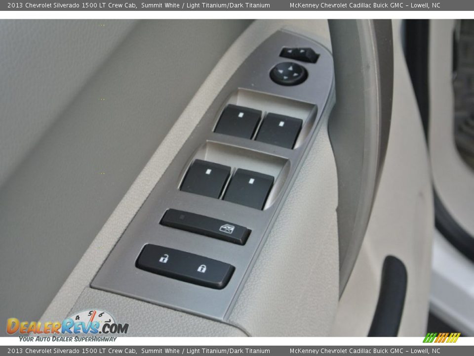 2013 Chevrolet Silverado 1500 LT Crew Cab Summit White / Light Titanium/Dark Titanium Photo #10