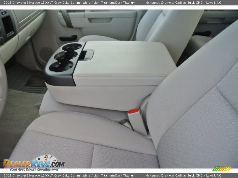 2013 Chevrolet Silverado 1500 LT Crew Cab Summit White / Light Titanium/Dark Titanium Photo #11