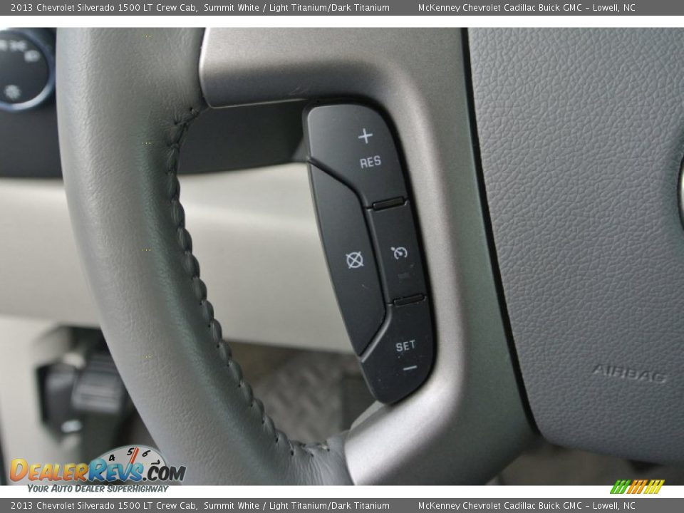 2013 Chevrolet Silverado 1500 LT Crew Cab Summit White / Light Titanium/Dark Titanium Photo #14
