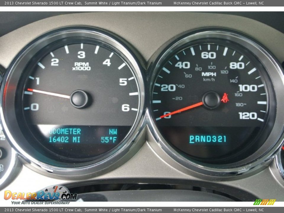2013 Chevrolet Silverado 1500 LT Crew Cab Summit White / Light Titanium/Dark Titanium Photo #15