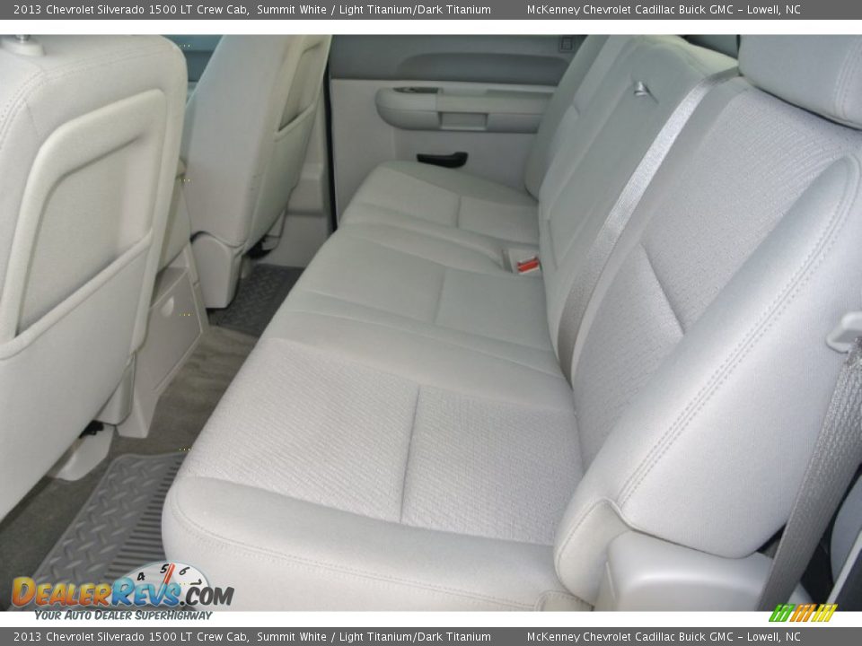 2013 Chevrolet Silverado 1500 LT Crew Cab Summit White / Light Titanium/Dark Titanium Photo #16