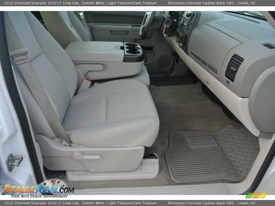 2013 Chevrolet Silverado 1500 LT Crew Cab Summit White / Light Titanium/Dark Titanium Photo #18