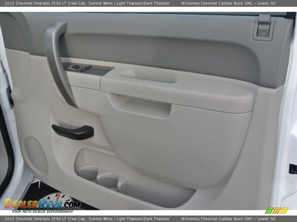 2013 Chevrolet Silverado 1500 LT Crew Cab Summit White / Light Titanium/Dark Titanium Photo #19