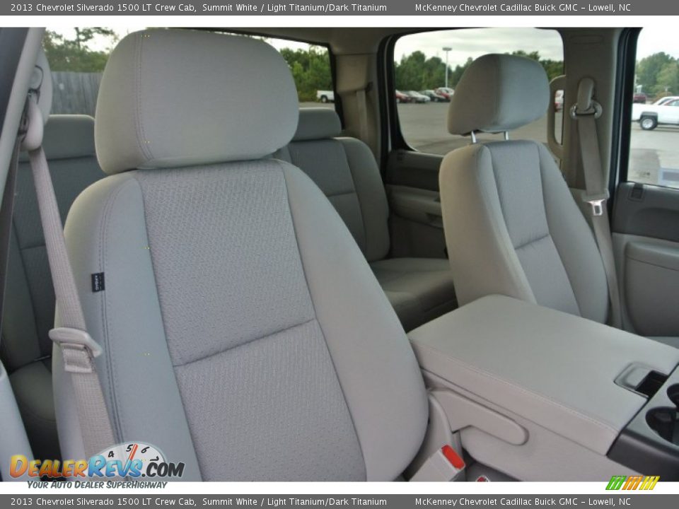 2013 Chevrolet Silverado 1500 LT Crew Cab Summit White / Light Titanium/Dark Titanium Photo #21