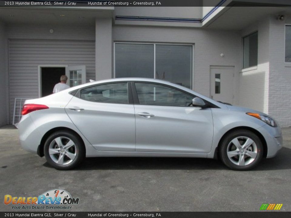 2013 Hyundai Elantra GLS Silver / Gray Photo #2