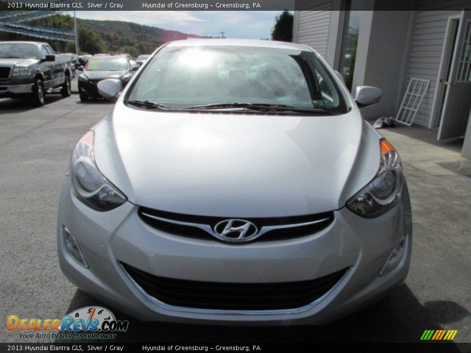 2013 Hyundai Elantra GLS Silver / Gray Photo #4