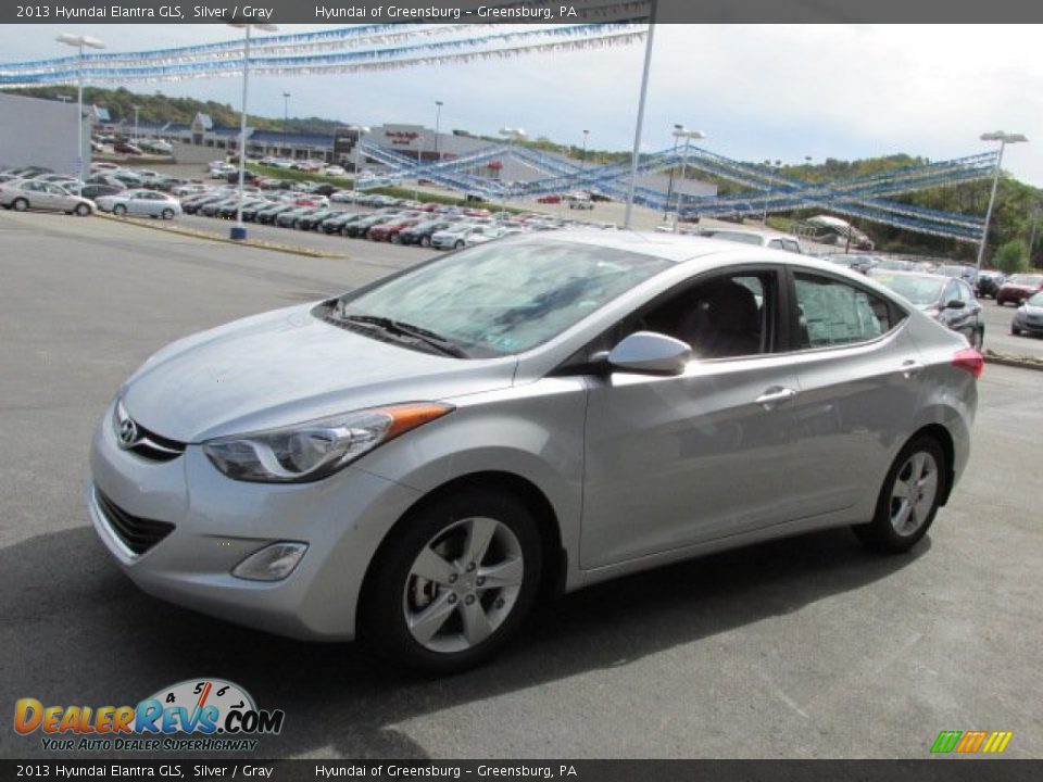 2013 Hyundai Elantra GLS Silver / Gray Photo #5