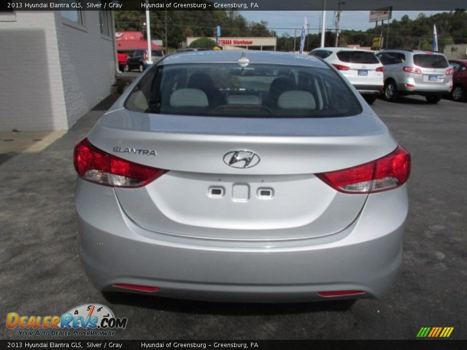 2013 Hyundai Elantra GLS Silver / Gray Photo #6