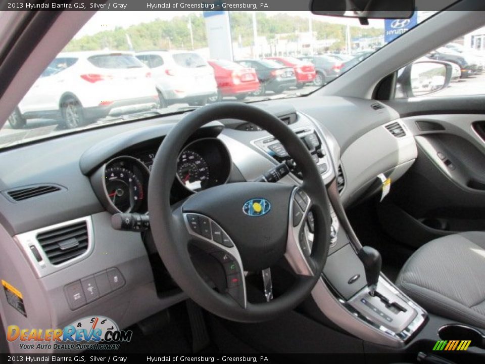2013 Hyundai Elantra GLS Silver / Gray Photo #7