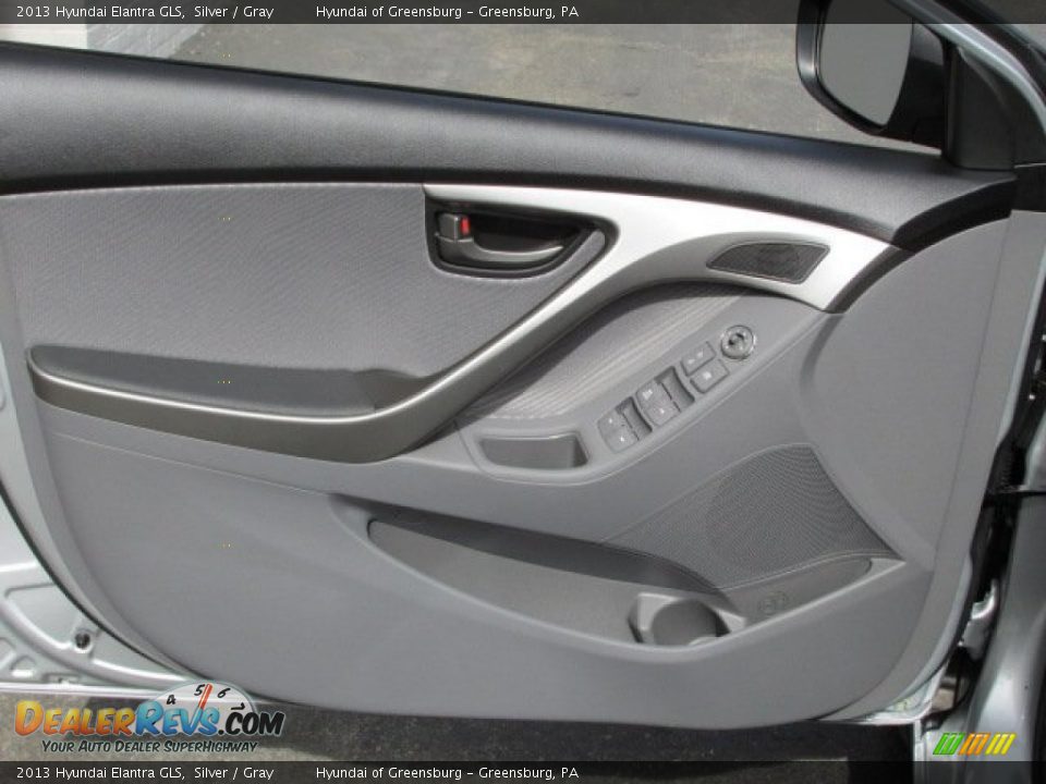 2013 Hyundai Elantra GLS Silver / Gray Photo #8