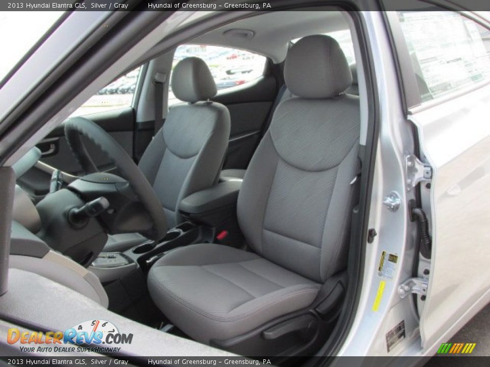 2013 Hyundai Elantra GLS Silver / Gray Photo #9